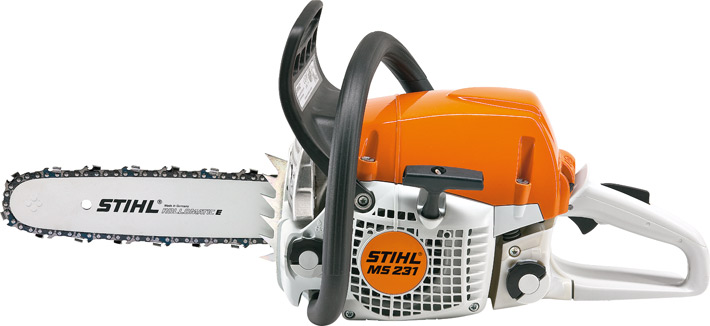 MS 231 Lado do ventilador