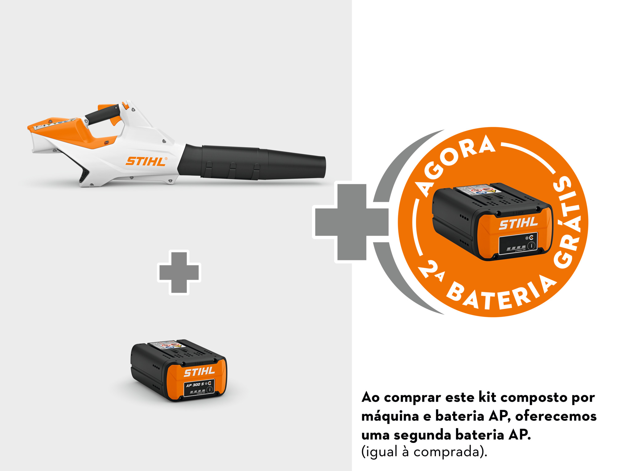 KIT BGA 86 com AP 300 S: 2ª bateria AP 300 S Grátis