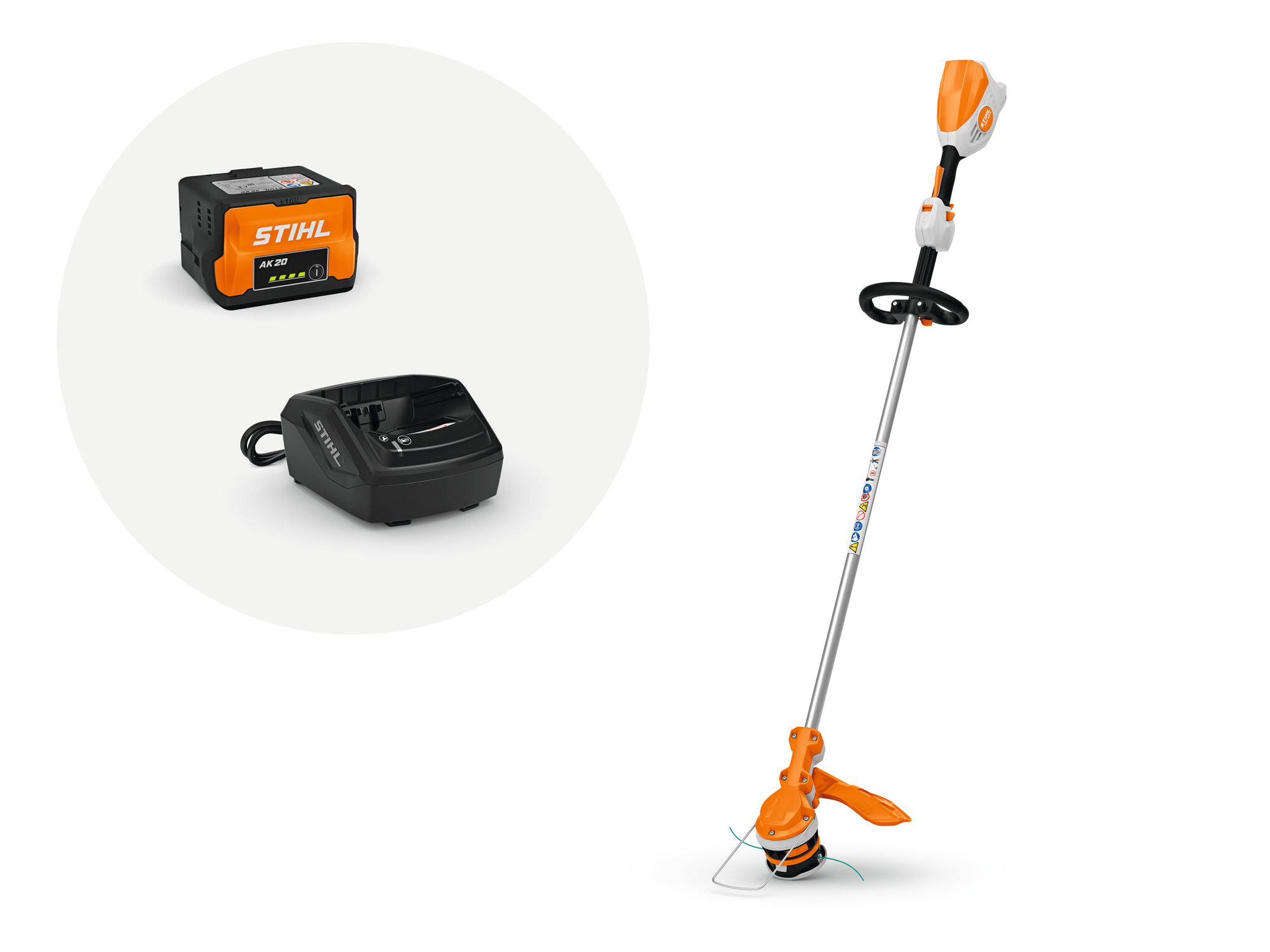 FSA 60 R, Com bateria AK 20, e carregador AL 101