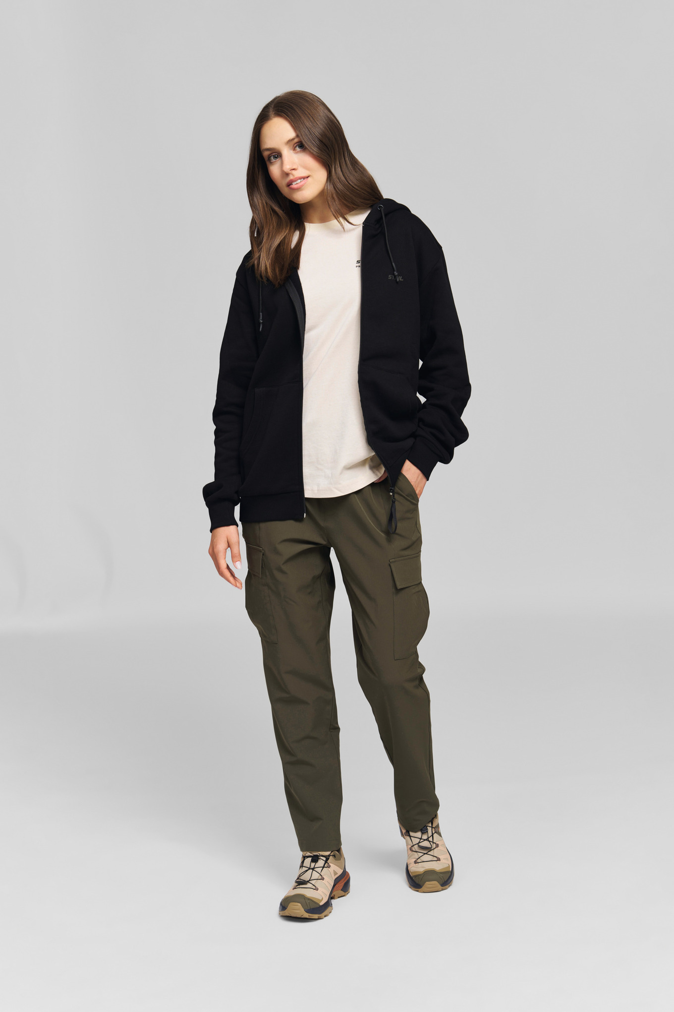 Casaco com capuz «STIHL 100 reflective» preto