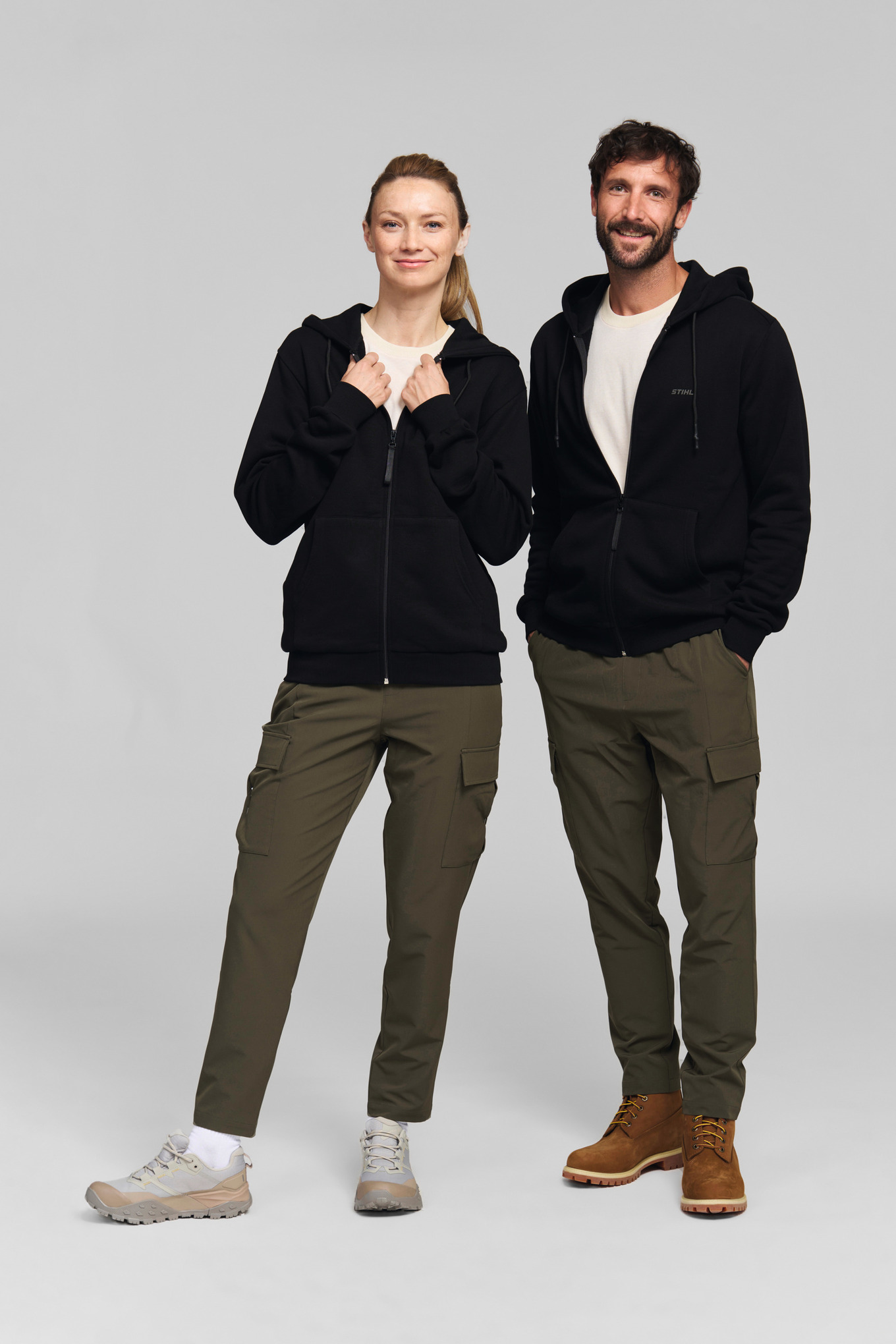 Casaco com capuz «STIHL 100 reflective» preto