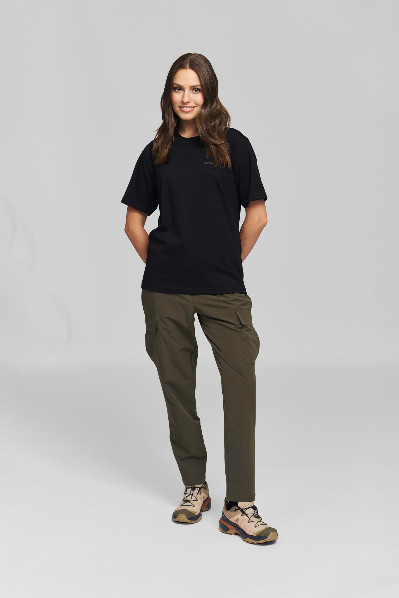 T-shirt «STIHL 100 reflective» preta