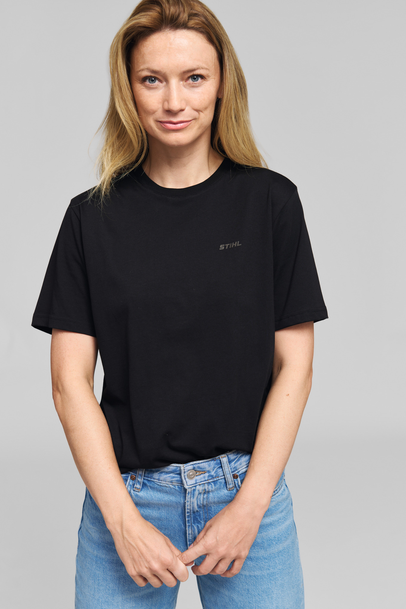 T-shirt «STIHL 100 reflective» preta