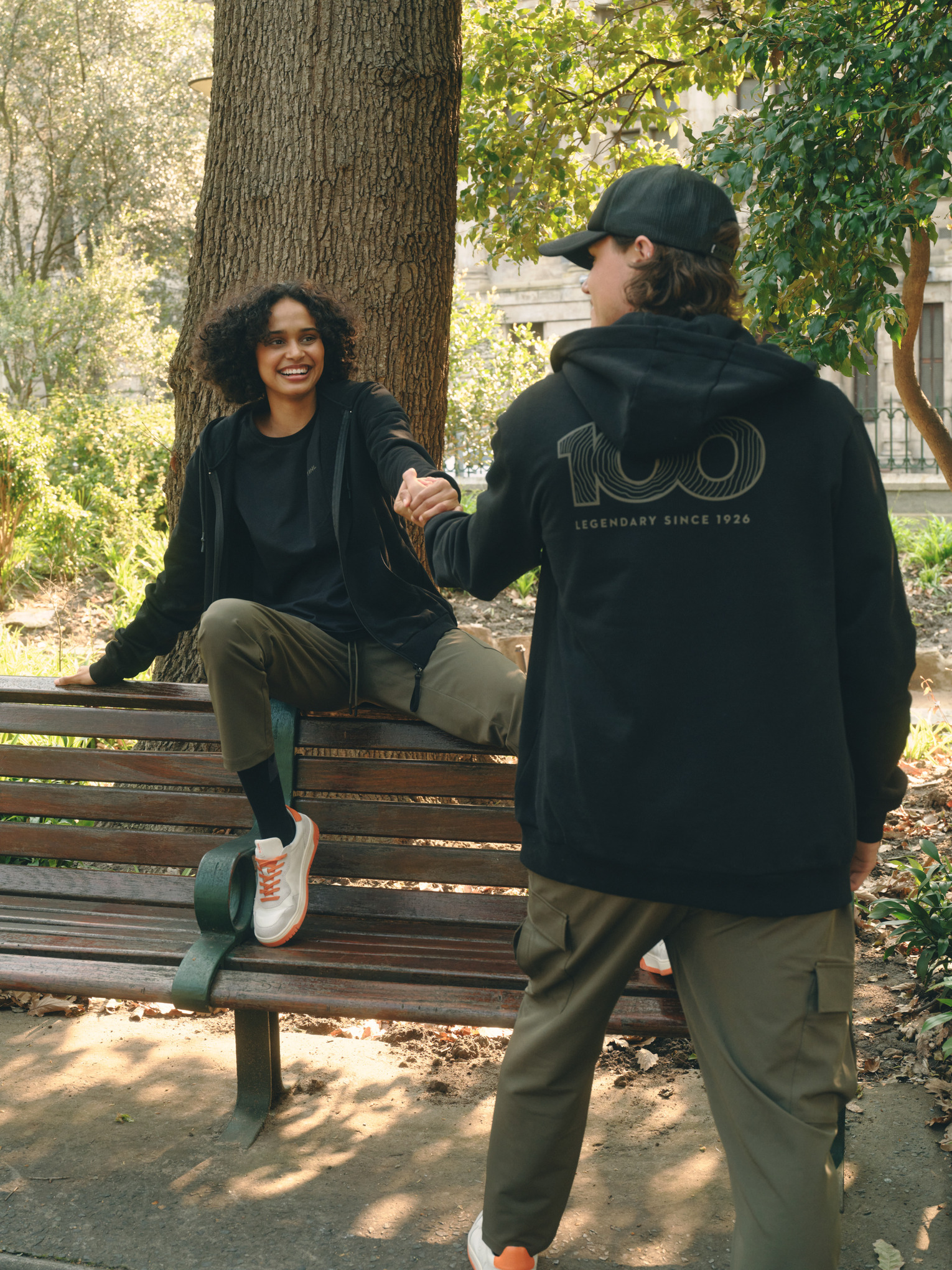 Casaco com capuz «STIHL 100 reflective» preto