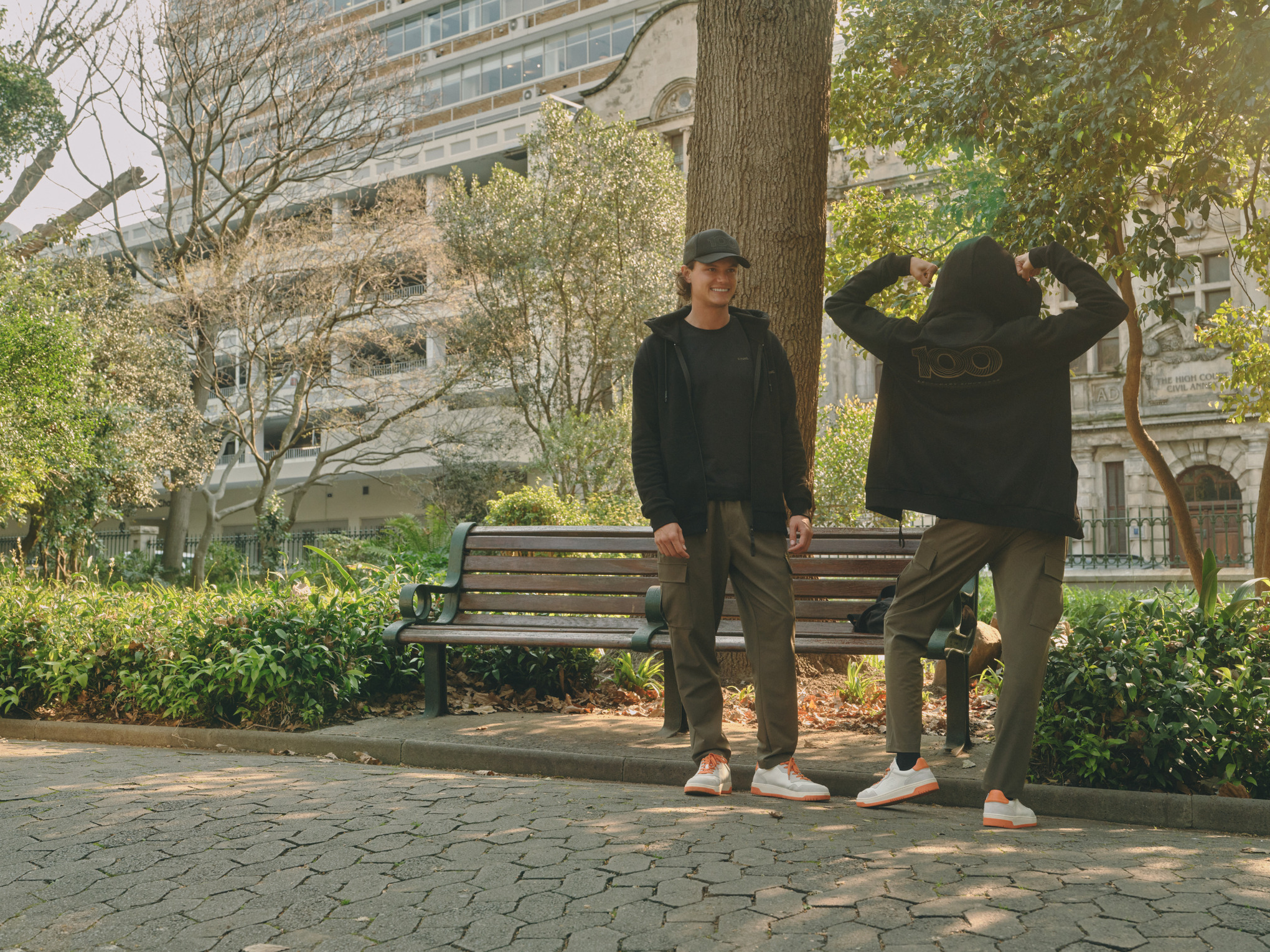 Casaco com capuz «STIHL 100 reflective» preto