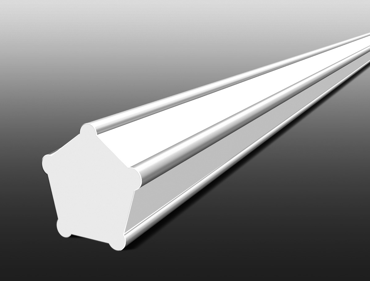 Fio de corte pentagonal, Ø 2.7 mm