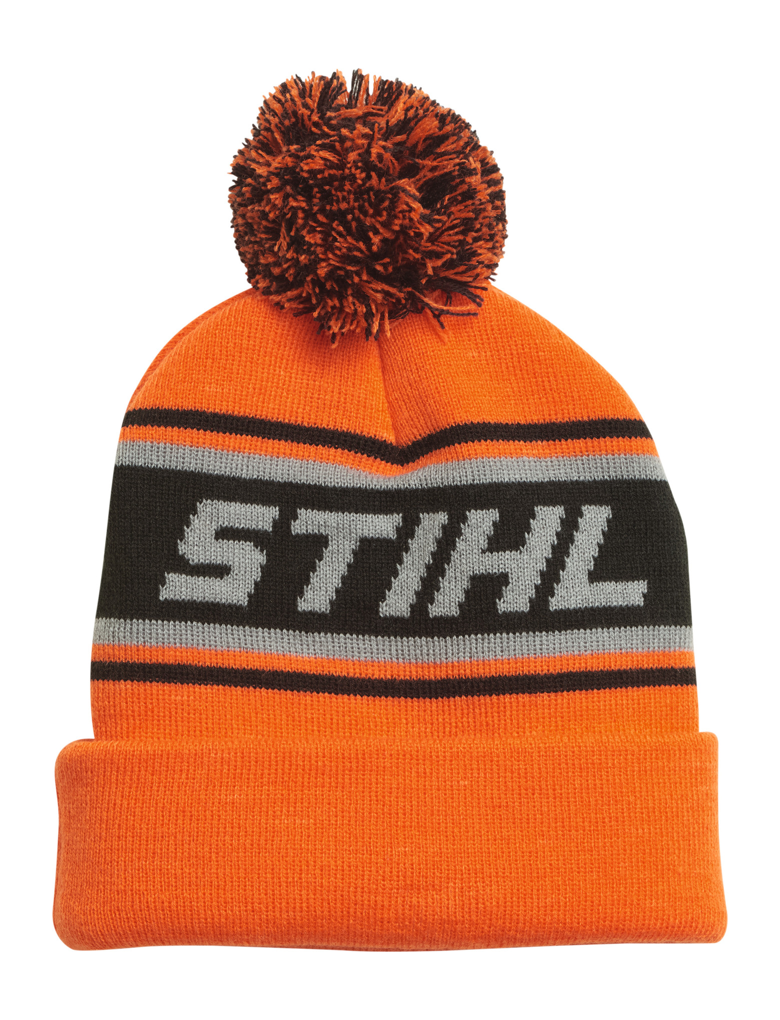Gorro com POMPOM, laranja