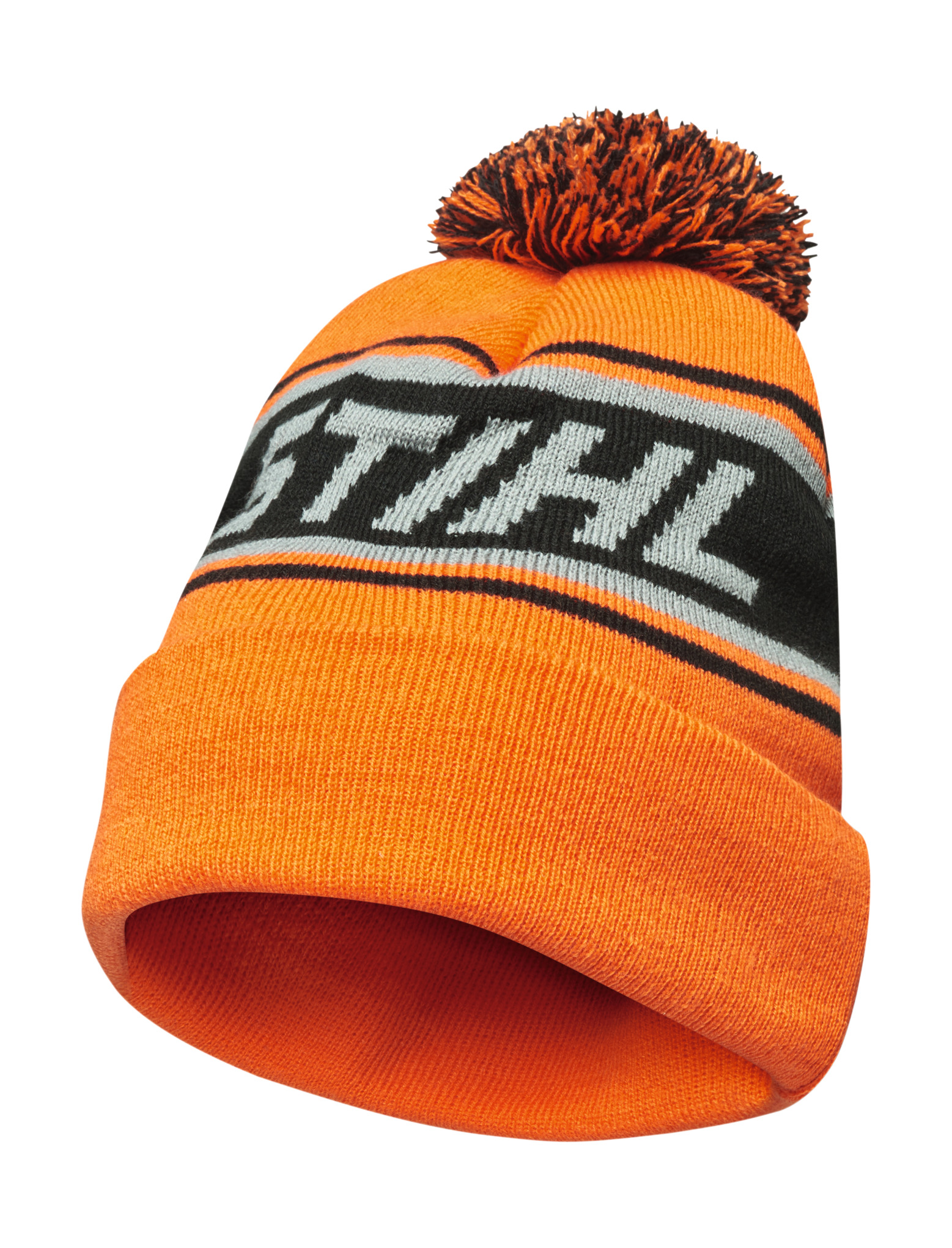 Gorro com POMPOM, laranja