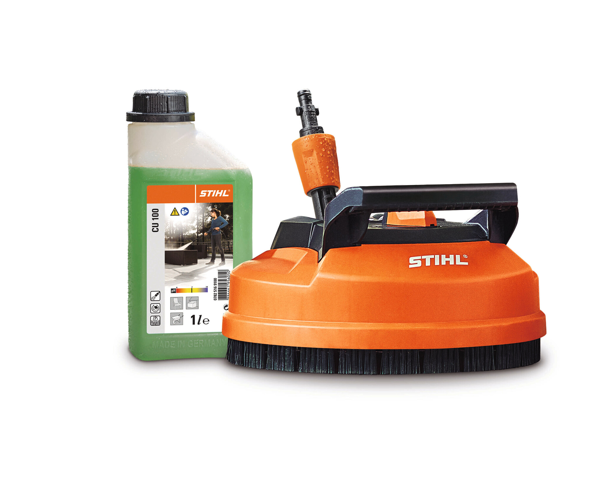 Kit de limpeza para exteriores composto por RA 90 y CU 100