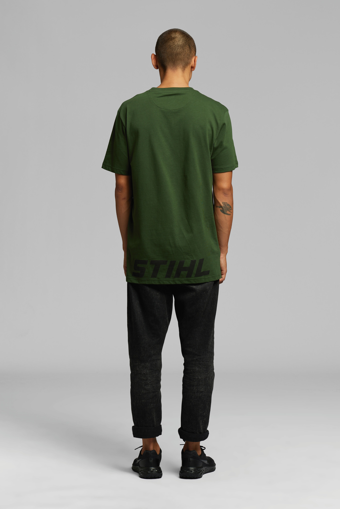 T-Shirt "LOGO BACK", Homem, Verde