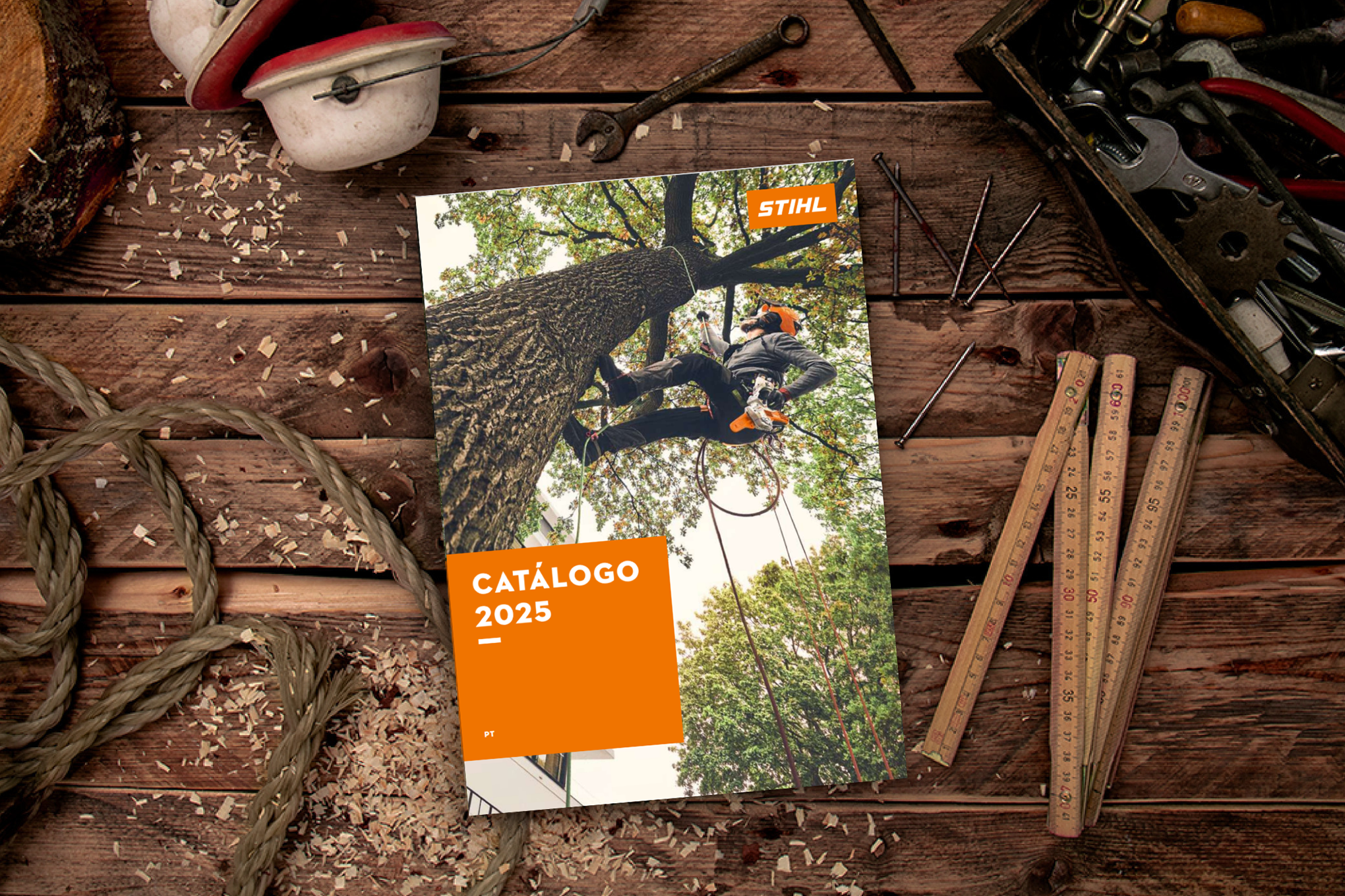Capa do catálogo STIHL 2025