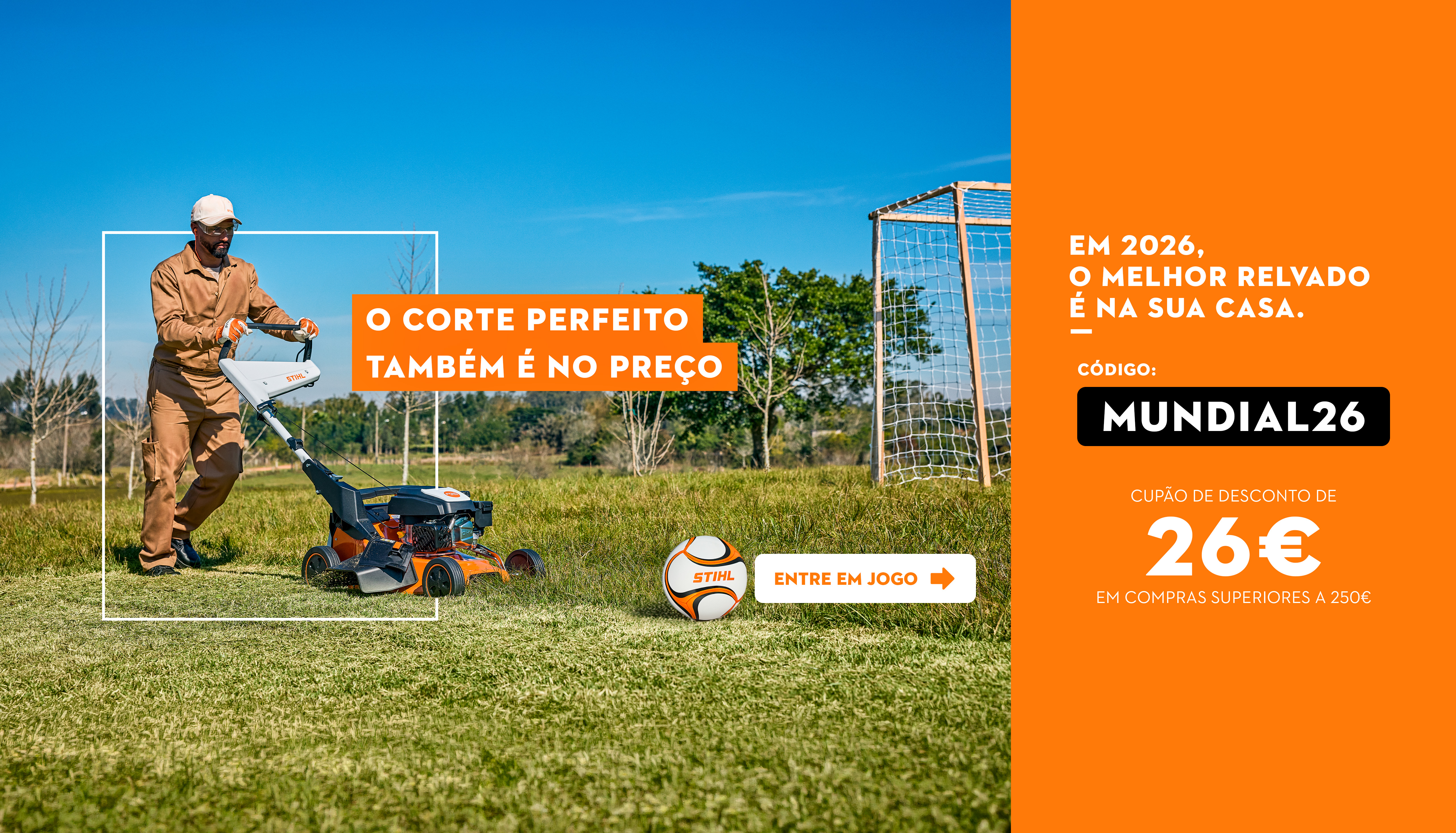 Campanha mundial 2026 - O CORTE PERFEITO TAMBÉM ESTÁ NO PREÇO Com a chegada do Mundial 2026, aproveite o código MUNDIAL26 